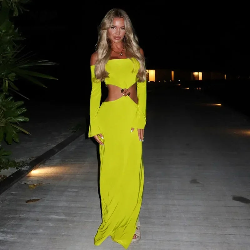 Penny Neon-Green Dress