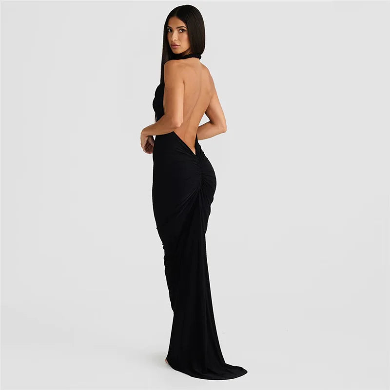 Kyla Classic Off-Shoulder Maxi Dress