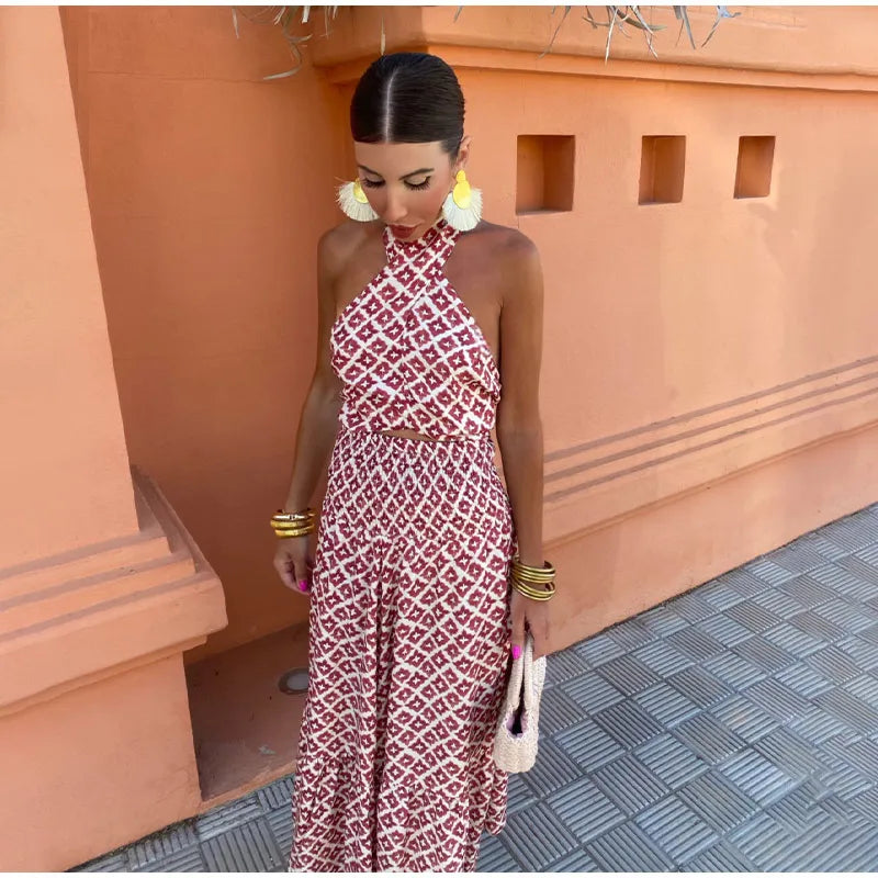 Joanna Halter Top & Skirt Set