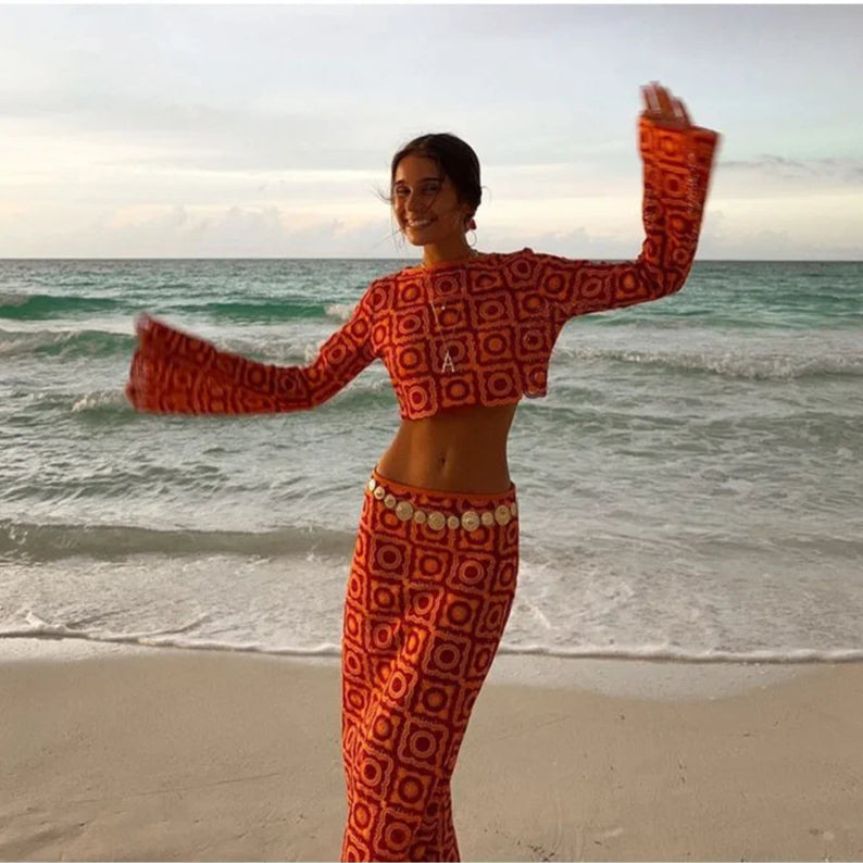 Alivia Relaxed Tank & Beach Skirt Set