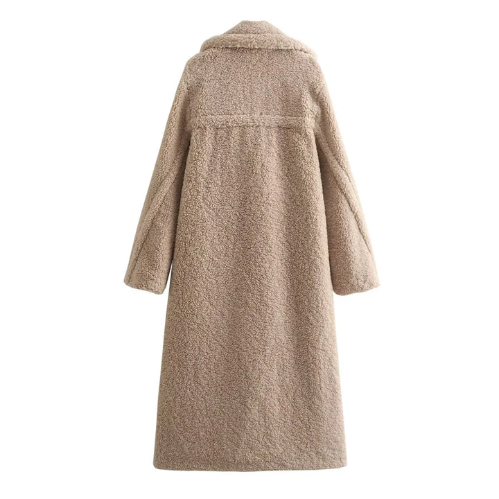 Gia Full-Length Fleece Coat