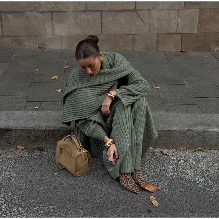 Azalea Knitted Pants & Sweater Set