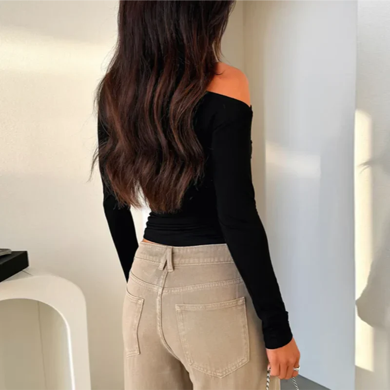 Kaylee Slanted Basic Top