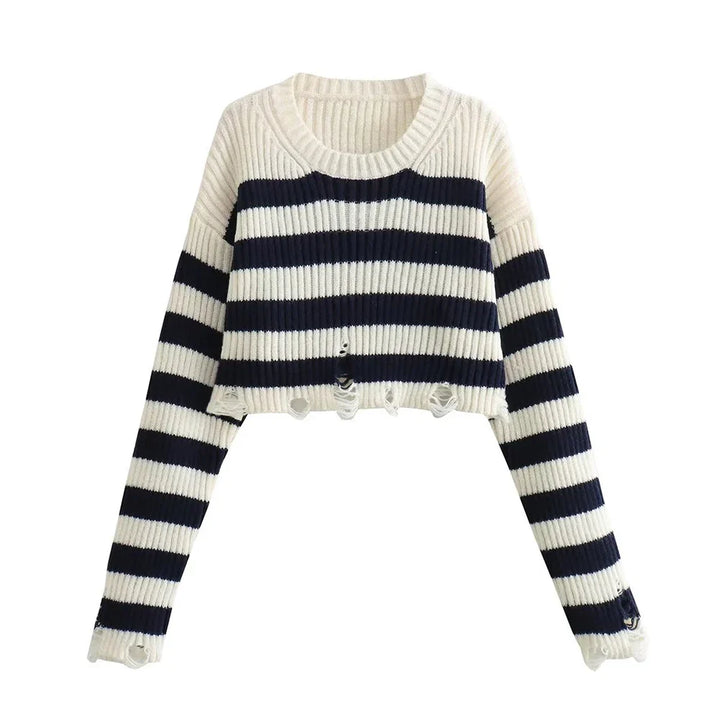 Carmen Knitted Crop Sweater