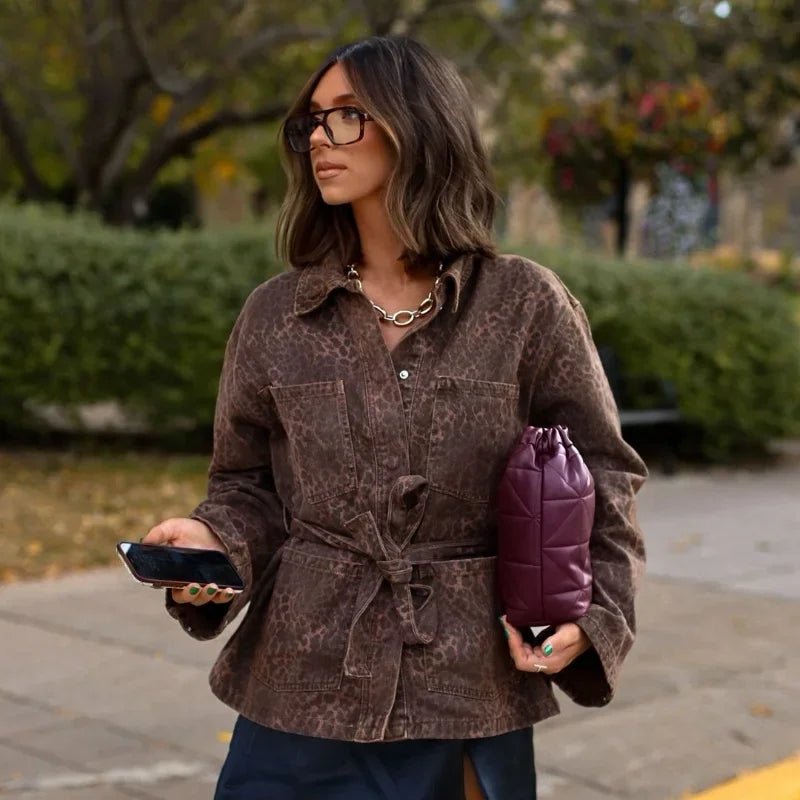 Julia Leopard Jacket