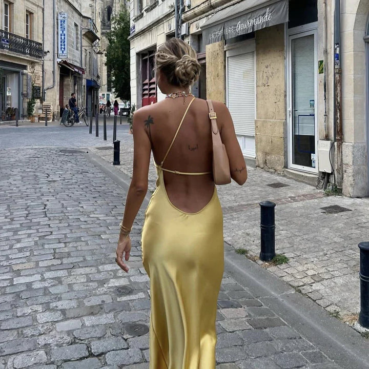 Arely High Slit Dress