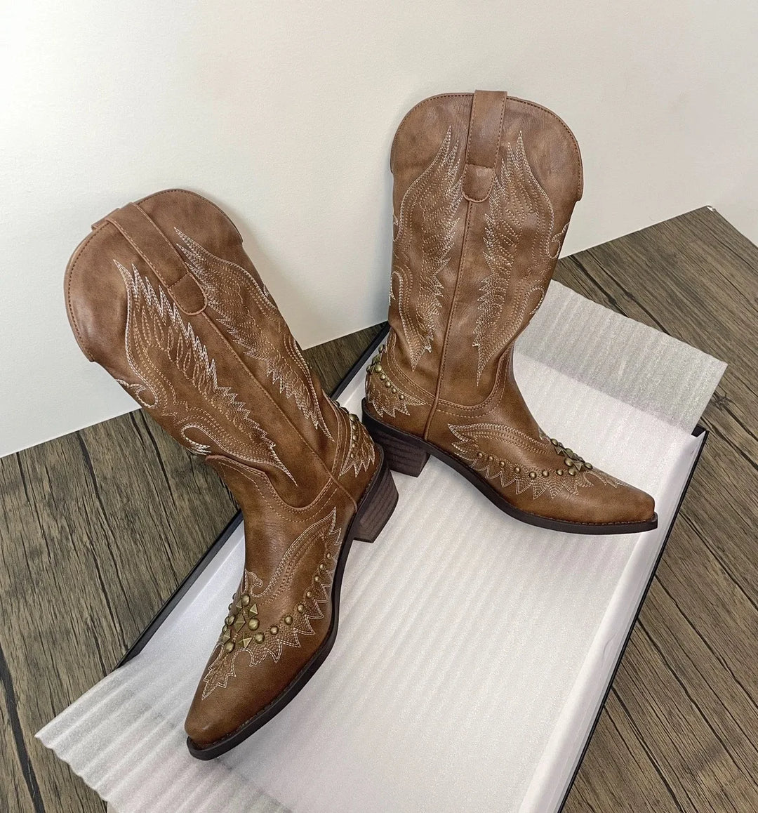 Tatum Leather High Boots