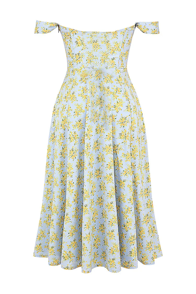 Maxine Off-Shoulder Midi Dress