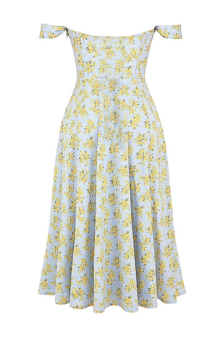 Maxine Off-Shoulder Midi Dress