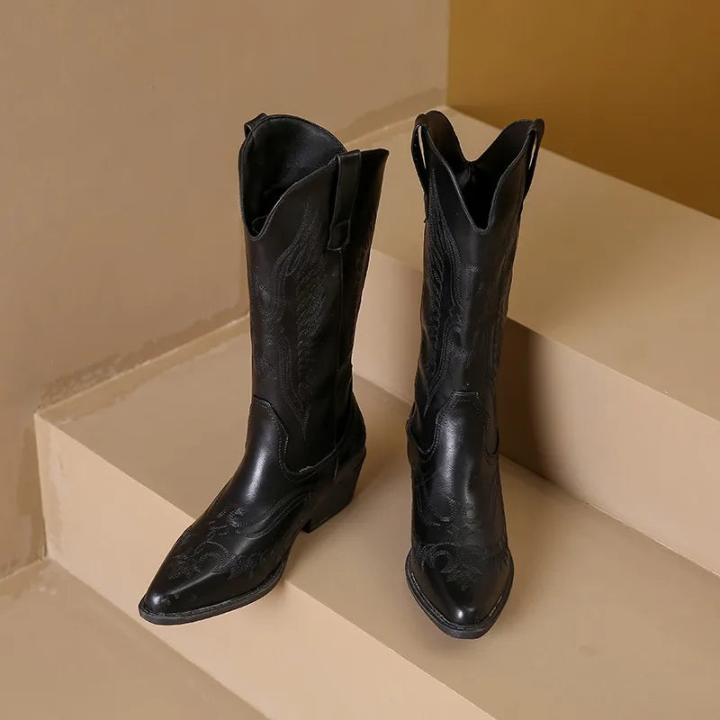 Arabella High Leather Boots