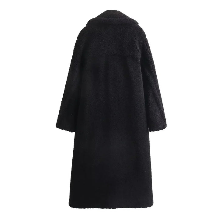 Gia Full-Length Fleece Coat