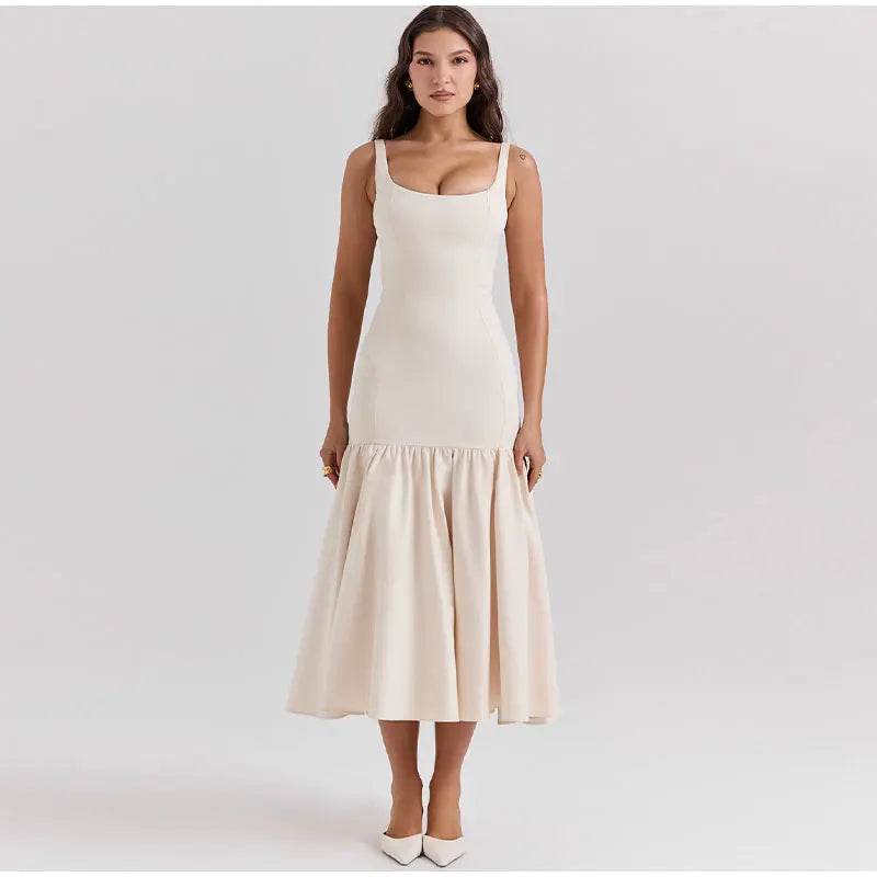 Clover Classic Square-Collar Dress