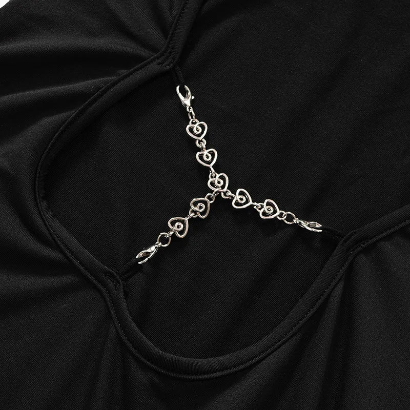 Lexi Backless High-Slit Dress