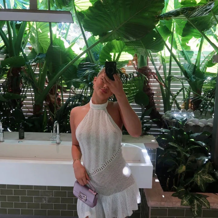 Louisa Turtle-Neck Dress