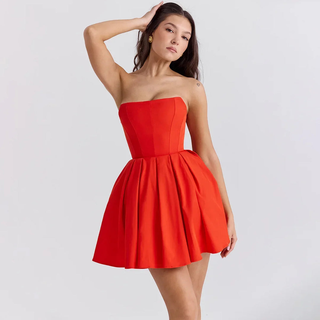 Loretta Strapless Mini Dress