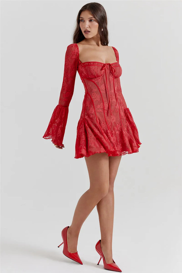 Adrianna Pattern Mini Dress