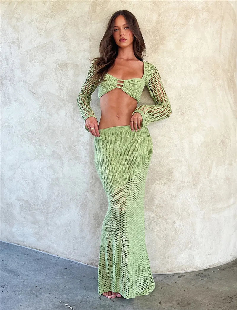 Frances Skirt & Top Beach Set