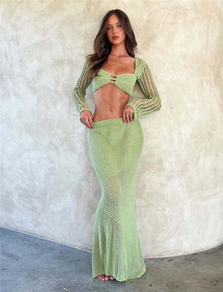 Frances Skirt & Top Beach Set