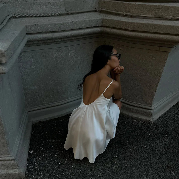 Angelica Spaghetti Strap Mini Dress