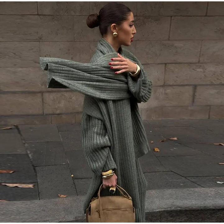 Azalea Knitted Pants & Sweater Set