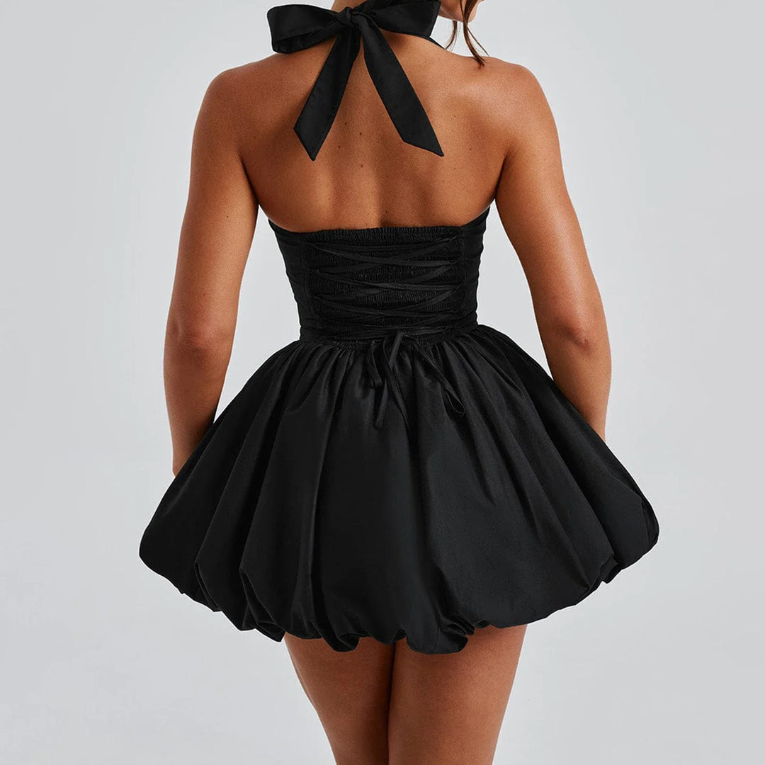 Kaiya Corset Halter Dress