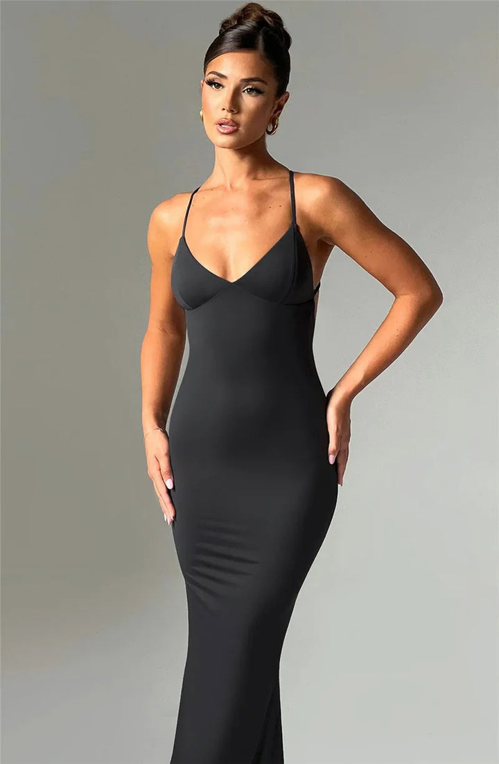 Jamie Open-Back Dress