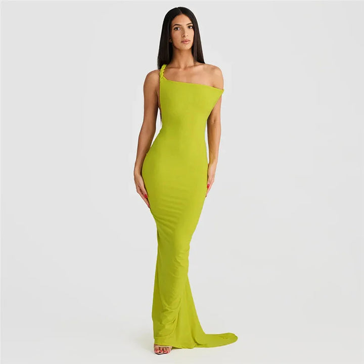 Kyla Classic Off-Shoulder Maxi Dress