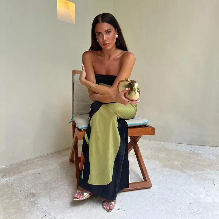 Edith High-Slit Dress