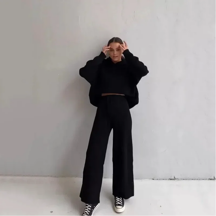 Xiomara Ribbed Sweater & Sweatpants Set