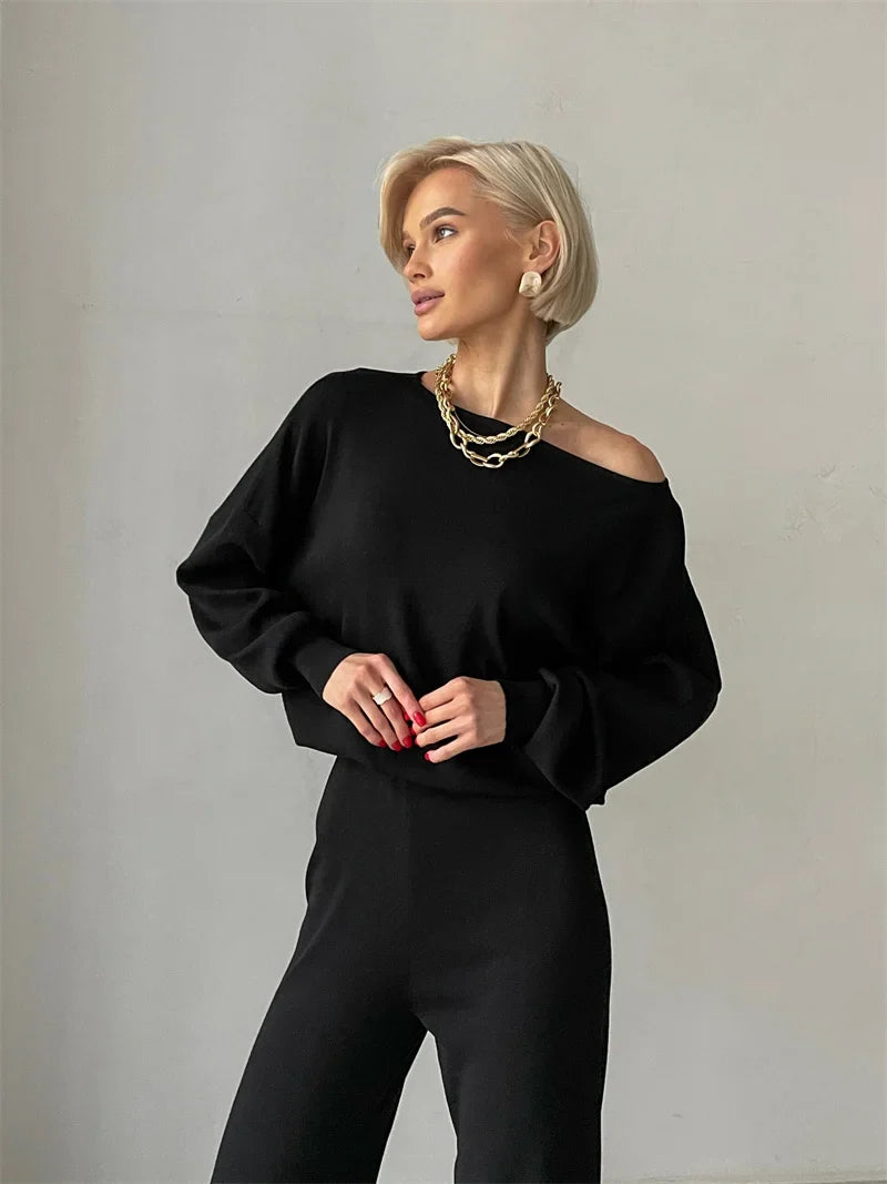 Madilyn Elegant Top & Pants Set