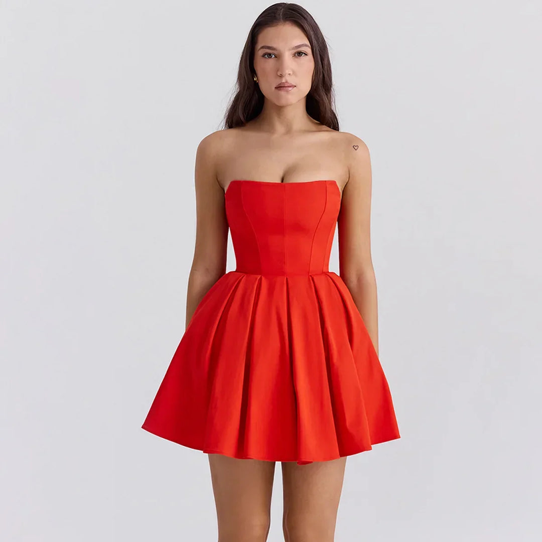 Loretta Strapless Mini Dress