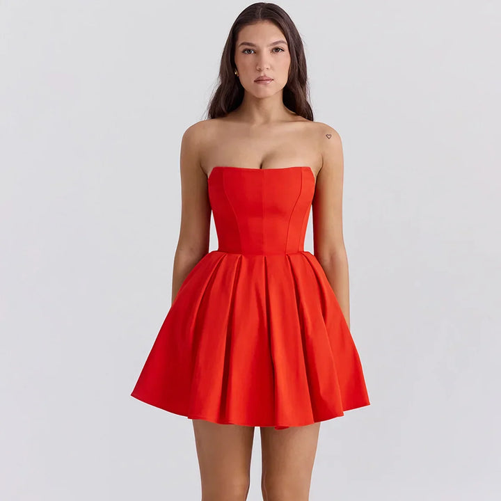 Loretta Strapless Mini Dress