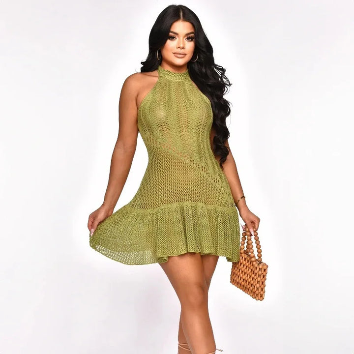 Louisa Turtle-Neck Dress