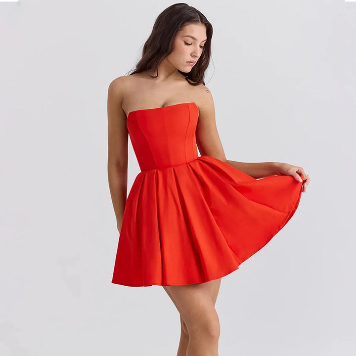Loretta Strapless Mini Dress