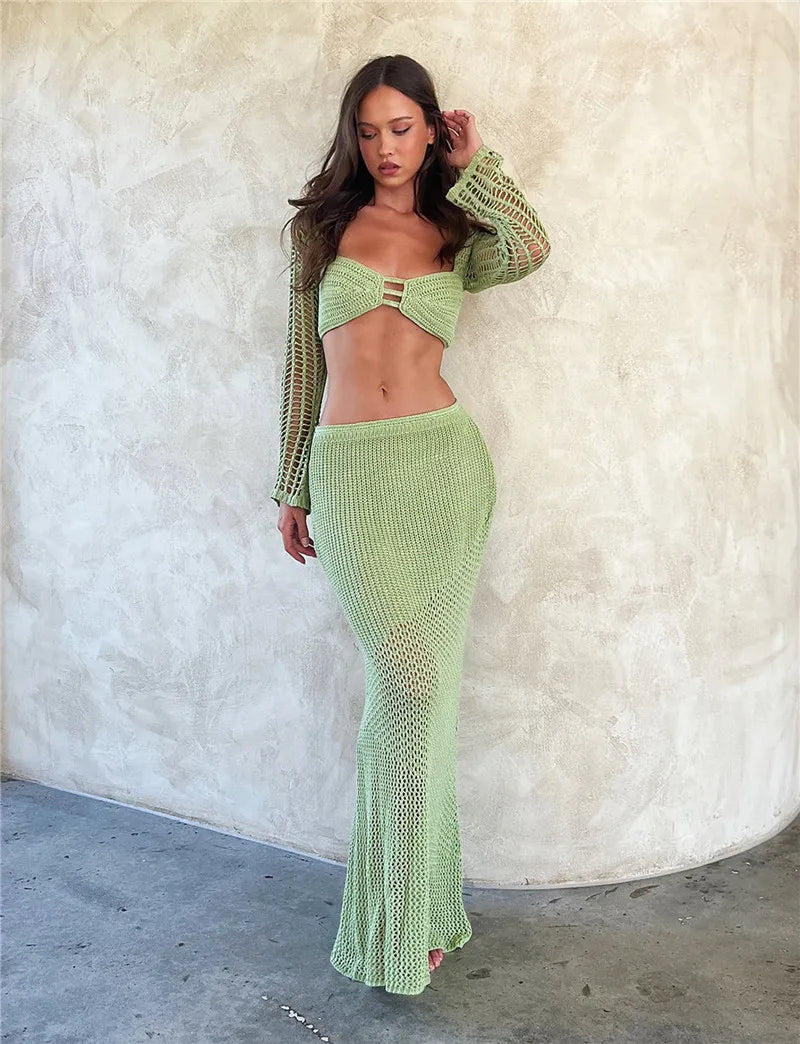 Frances Skirt & Top Beach Set