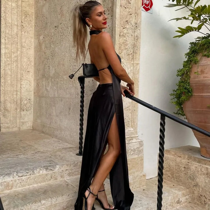 Milan High-Slit Dress