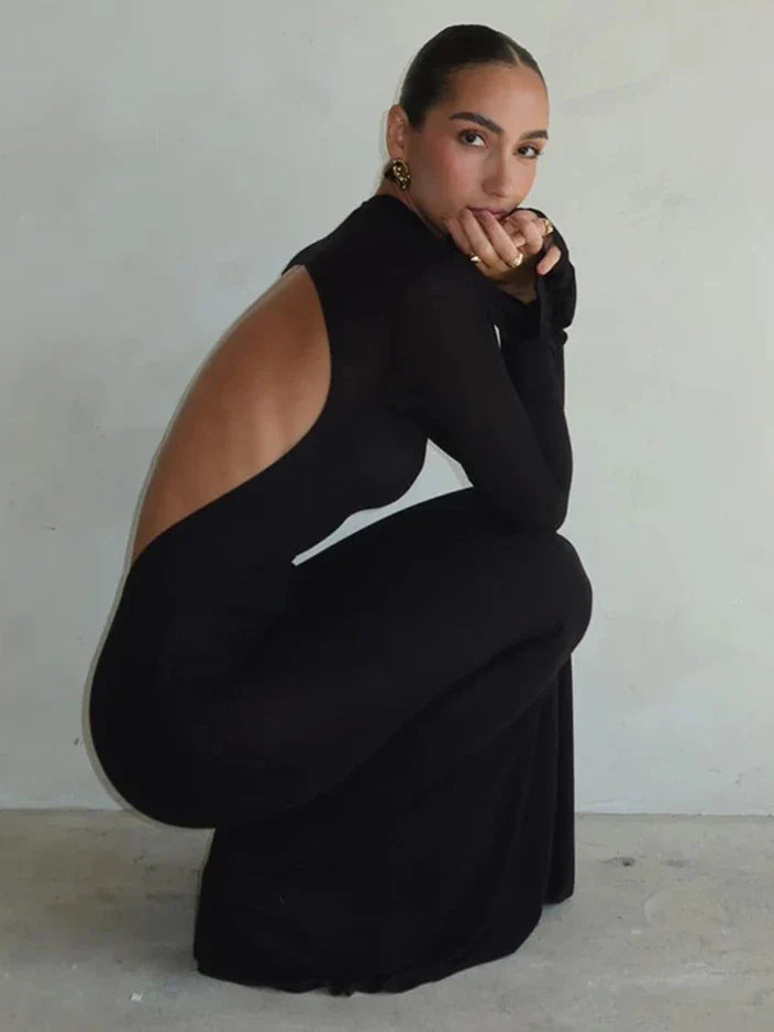 Jaylani Open-Back Bodycon Dress