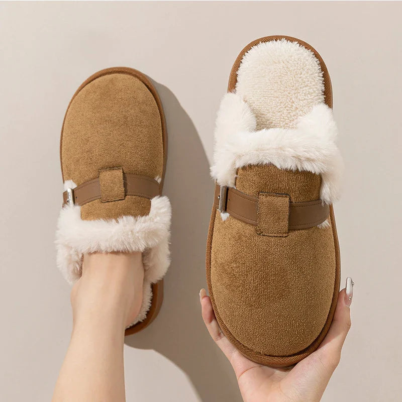 Elianna Cozy Fleece Slippers