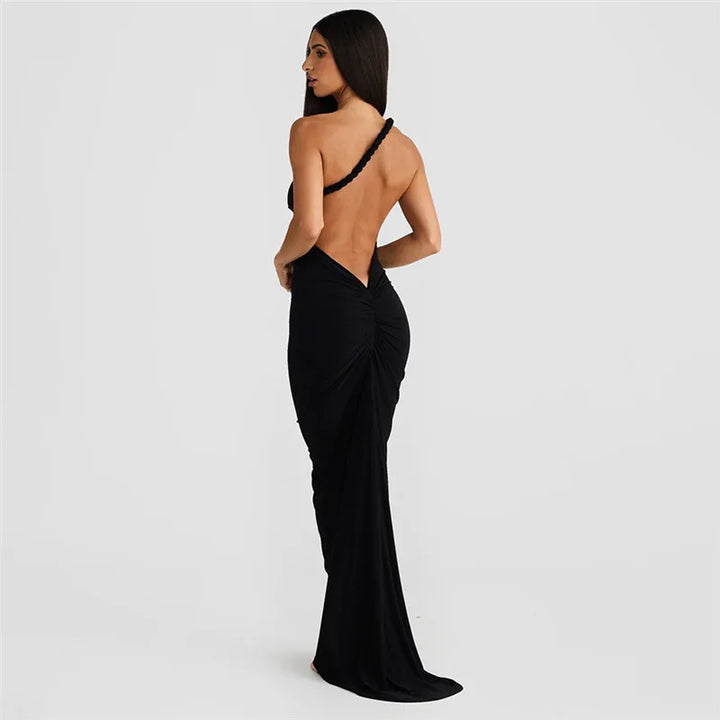 Kyla Classic Off-Shoulder Maxi Dress