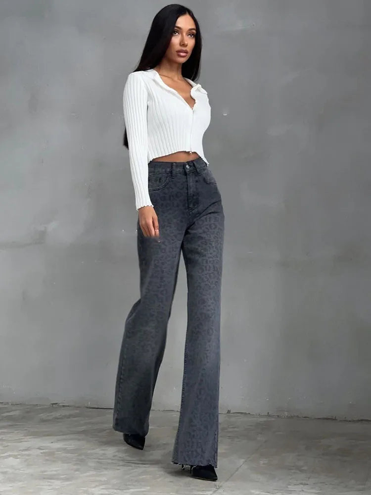 Morgan Leopard Pants