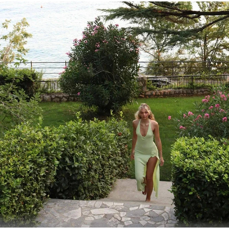 Ramona Flower V-Neck Dress