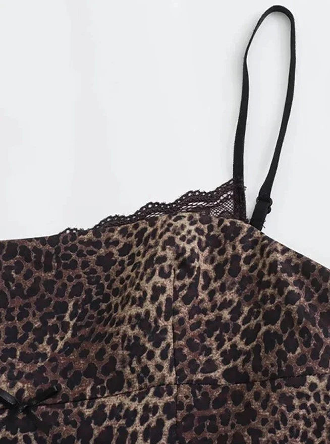 Isabel Leopard Top