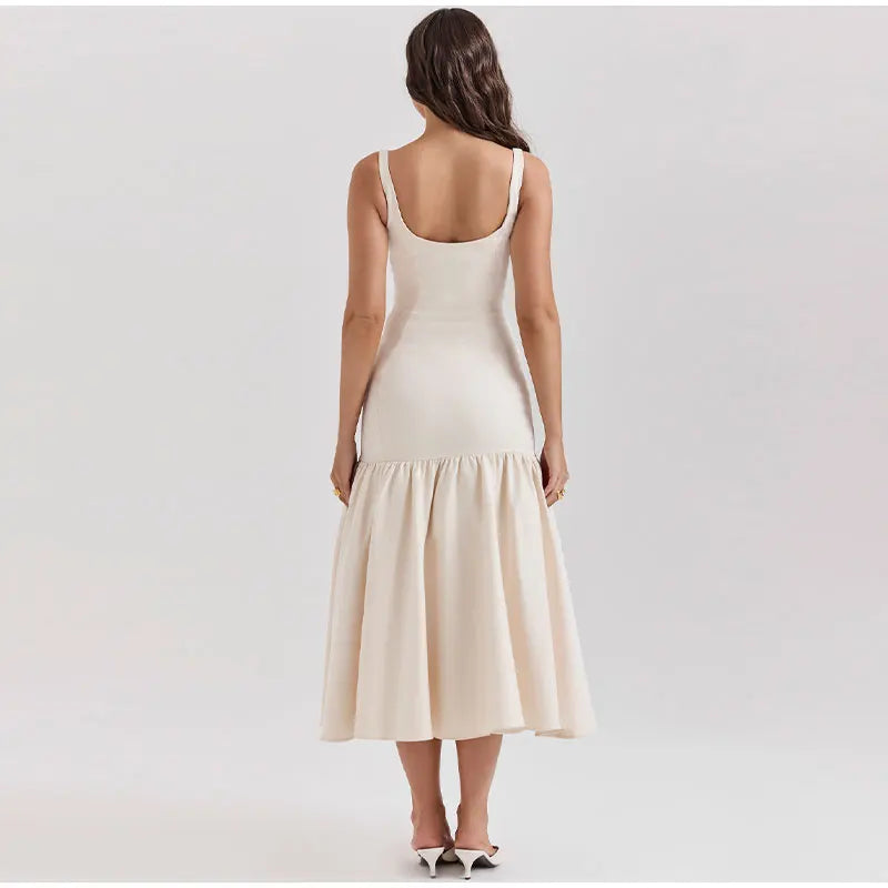 Clover Classic Square-Collar Dress