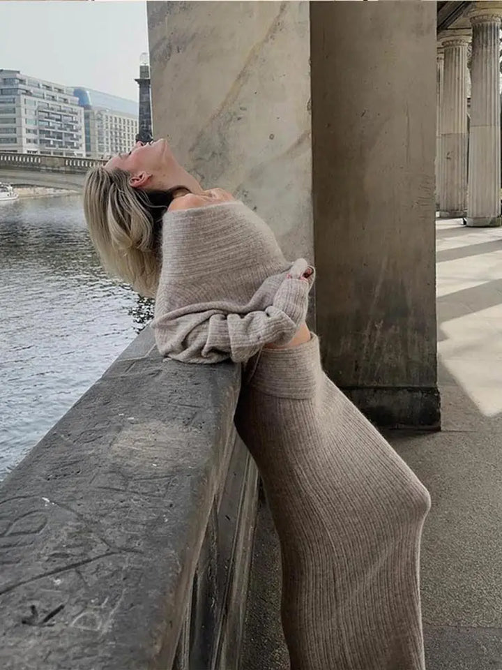 Arielle Knitted Skirt & Top Set