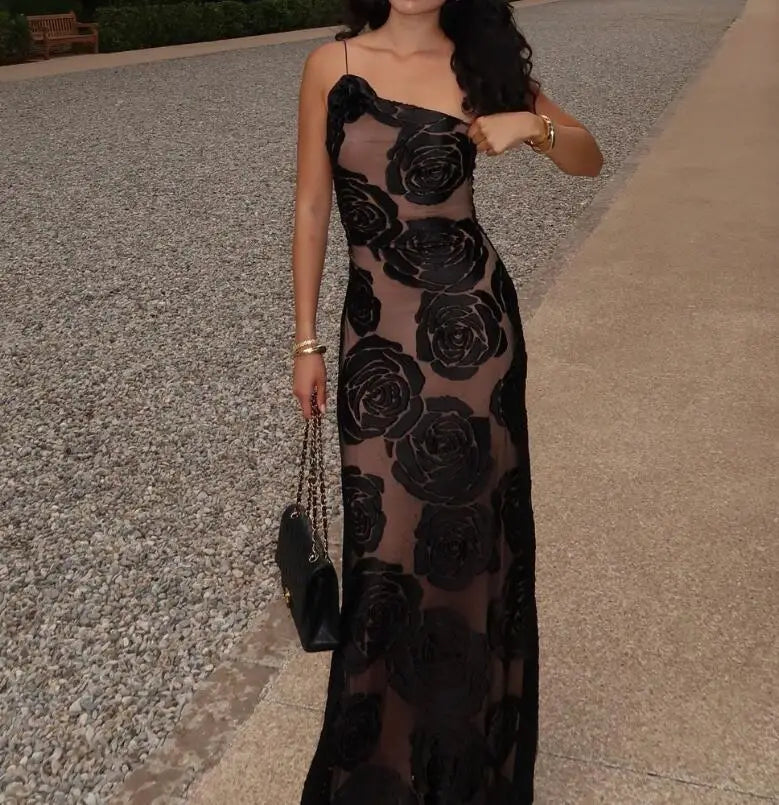 Avianna Slanted Maxi Dress