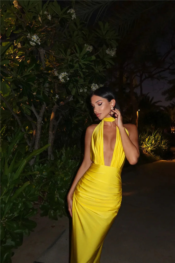 Maliyah Elegant Evening Maxi Dress