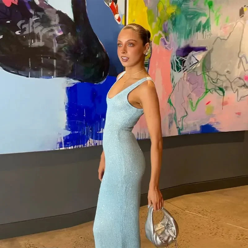 Ezra Sequin Maxi Dress