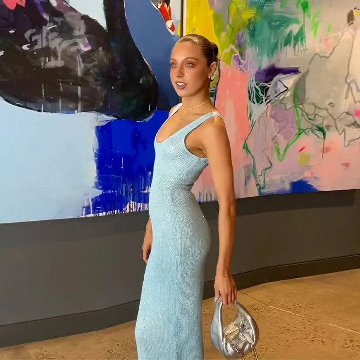 Ezra Sequin Maxi Dress