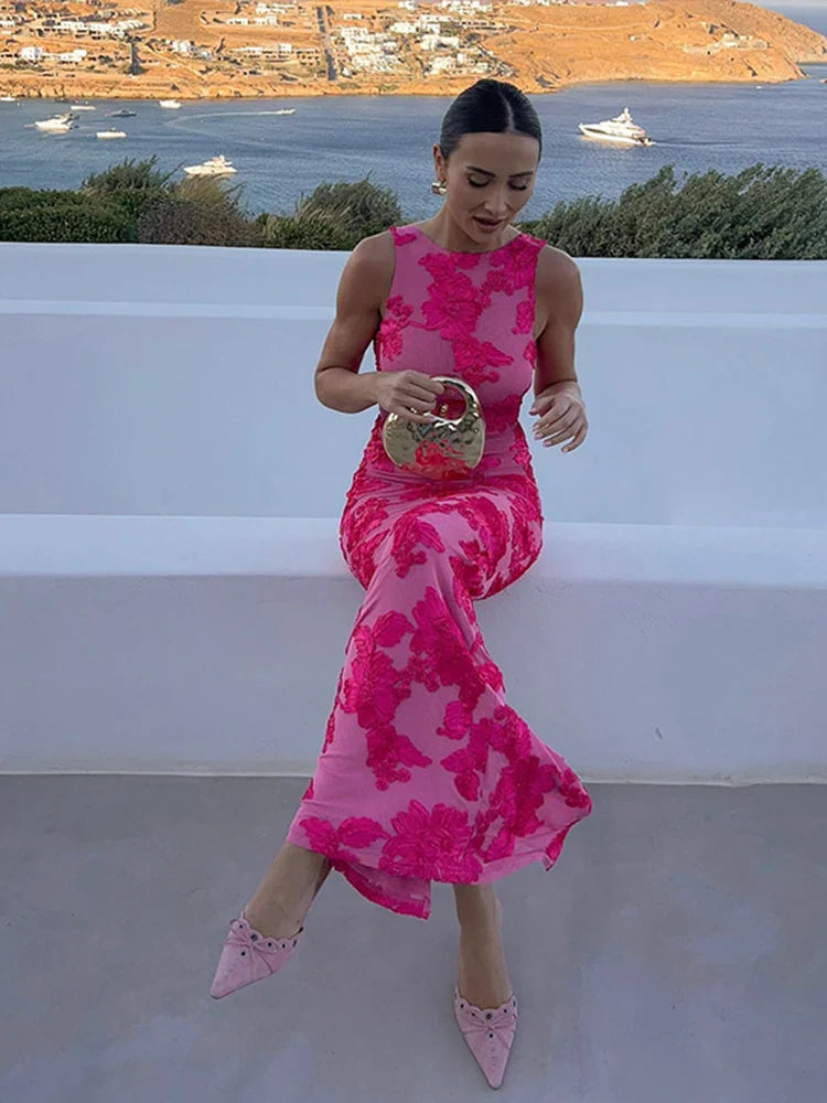 Kelsey Floral Design Maxi Dress