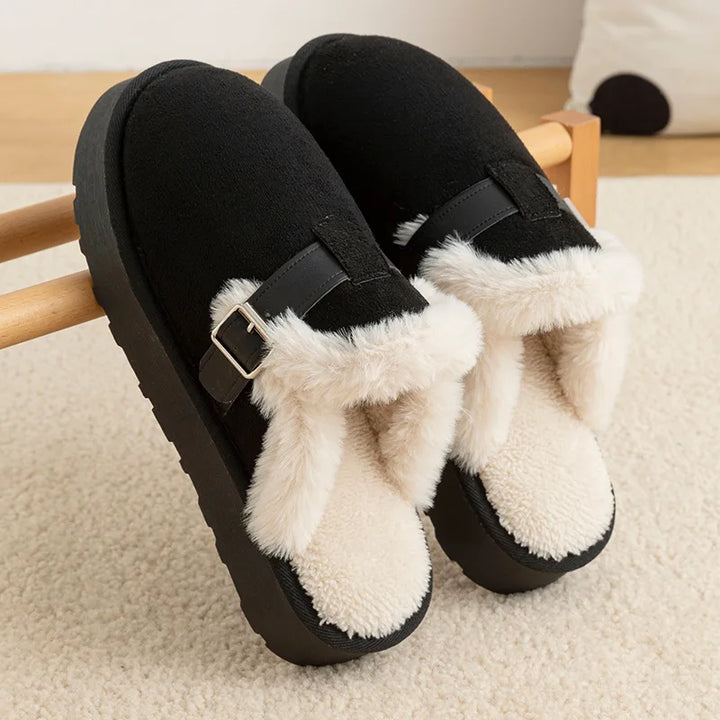 Elianna Cozy Fleece Slippers